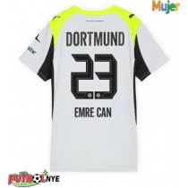 Camiseta Borussia Dortmund Emre Can #23 Visitante Equipación para mujer 2025-26 manga corta